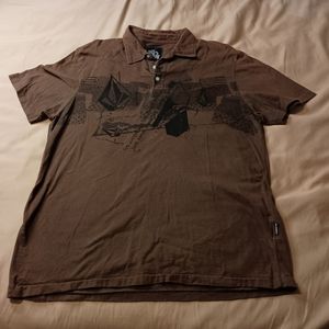 Volcom brown mens xl